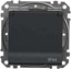 Attēls no Gniazdo Bryzgoszczelne Schuko Ip44 Czarny Antracyt Sedna Design&Elements Sdd214023 Schneider Electric