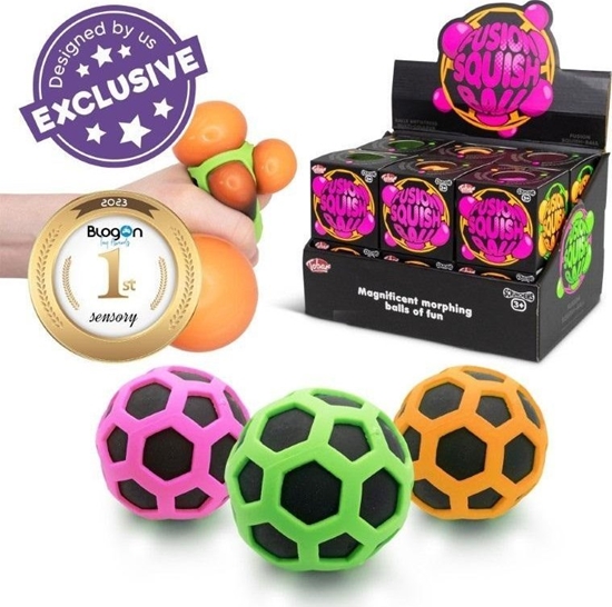 Picture of Gniotek w gumowej siatce Scrunchems MIX