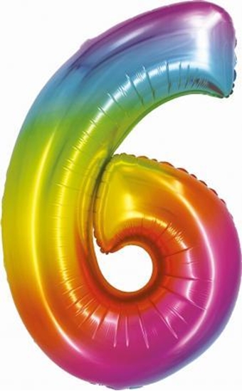 Изображение GoDan Balon foliowy Smart Cyfra 6 tczowa 76cm CH-STC6