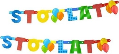 Attēls no GoDan Baner urodzinowy Sto Lat - 150 cm - 1 szt. uniwersalny