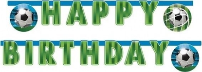 Изображение GoDan Banner Soccer Fans - Happy Birthday