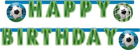 Изображение GoDan Banner Soccer Fans - Happy Birthday