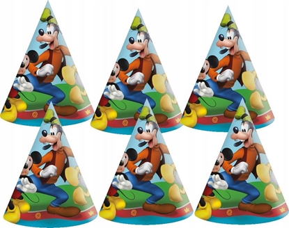 Изображение GoDan Czapeczki papierowe Mickey Rock The House 6szt