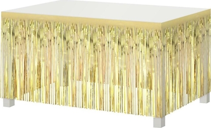 Изображение GoDan Dekoracja na brzeg stou jasnozota 80x300cm