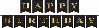 Изображение GoDan Girlanda papierowa Happy Birthday 250cm