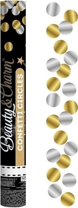 Изображение GoDan Konfetti pneumatyczne zote i biae kóeczka 40cm