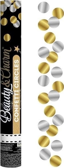 Изображение GoDan Konfetti pneumatyczne zote i biae kóeczka 40cm