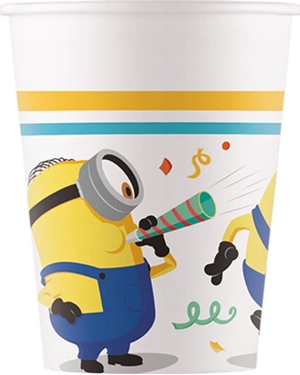 Attēls no GoDan Kubeczki papierowe Minionki 200 ml 8 szt. Godan