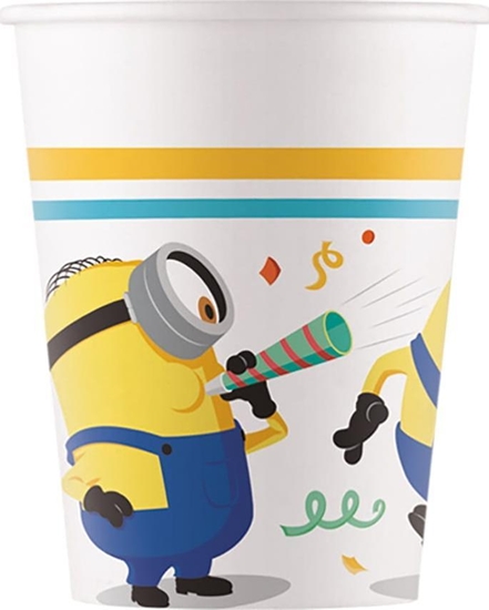Picture of GoDan Kubeczki papierowe Minionki 200 ml 8 szt. Godan