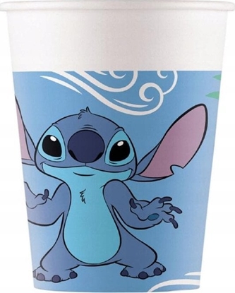 Изображение GoDan Kubeczki papierowe Stitch & Angel, 200 ml, 8 szt. 96795