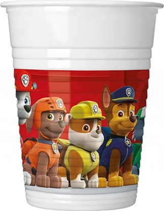 Attēls no GoDan Kubeczki plastikowe Psi Patrol 200ml 8szt