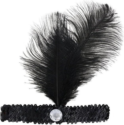 Attēls no GoDan Opaska retro kabaret czarna