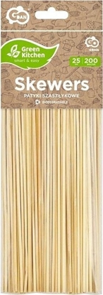 Attēls no GoDan Patyki szaszykowe - 250x2.5 mm 200 szt