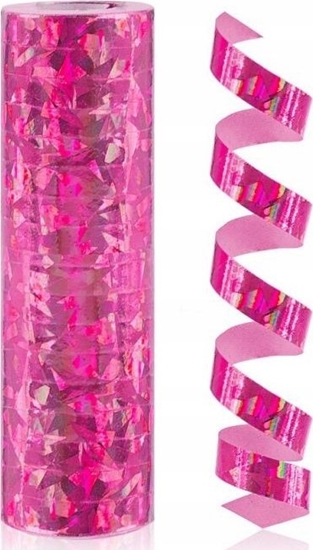 Изображение GoDan Serpentyna holograf róowa 4m/1szt PZ-SHRO 71679