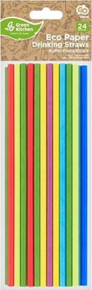 Изображение GoDan Somki papierowe tczowy MIX 197x6mm 24szt