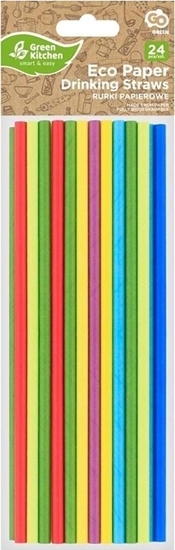 Изображение GoDan Somki papierowe tczowy MIX 197x6mm 24szt