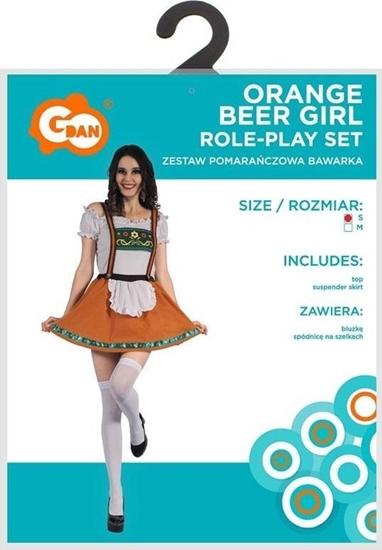 Picture of GoDan Strój dla dorosych Bawarka pomaraczowa rozm. S