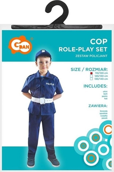 Picture of GoDan Strój policjanta rozm. 110/120cm
