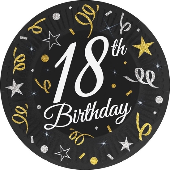 Picture of GoDan Talerzyki papierowe B&C 18cm 6szt