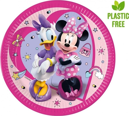 Picture of GoDan Talerzyki papierowe Minnie Junior 23cm 8szt
