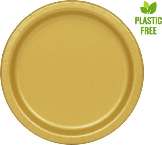 Picture of GoDan Talerzyki papierowe zote 23cm 16szt