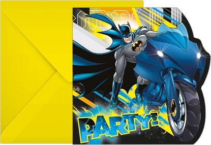 Attēls no GoDan Zaproszenia Batman Rogue Rage 6szt.