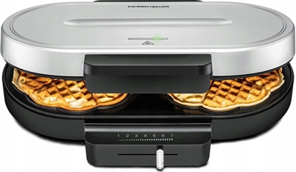 Picture of Gofrownica Rommelsbacher Rommelsbacher waffle machine WA 1250, waffle maker (black/silver)