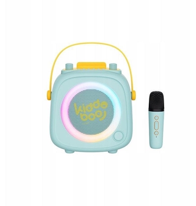 Picture of Gonik Mikrofon Zestaw 2w1 Karaoke Dla Dziecka Dzieci Kidooboo Kidsvoice / Kb23028mnt Mitowy