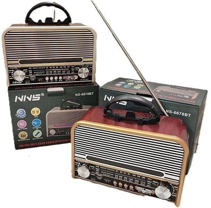 Picture of Gonik z radiem Bluetooth kabel USB