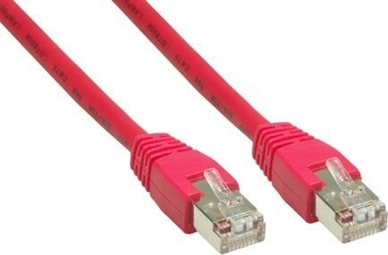 Изображение Good Connections Good Connections RNS® Patch Cable with Snap-in Protection, Cat. 6, S / FTP, PiMF, PVC, 250MHz, Red, 0.5m, Good Connections (8060-005R)