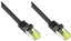 Picture of Good Connections RJ45 Patch Cable withCat.7 RohCable and latch protection (RNS), S/FTP, PiMF, 600MHz, OFC, black, 1,5m, (8070R- 015S)
