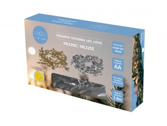 Изображение Goodbuy Gaismas virtene LED | zelta lapas | silti 