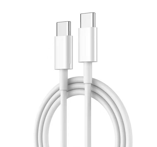 Изображение Goodbuy USB-C -> USB -C kabelis 18W | 100 cm balts