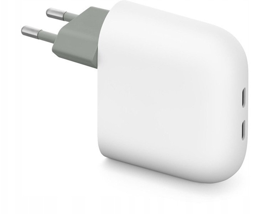Picture of Google Pixel Flex Dual Port 67 W Fast Charger  USB-C  balta - Ladetajs Dual USB-C Charger GA09856-EU (0840353927964)