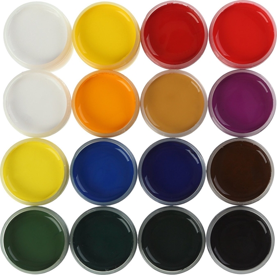 Изображение GOUACHE CLASSIC 16 COLOURSX20ML KIDSLINE