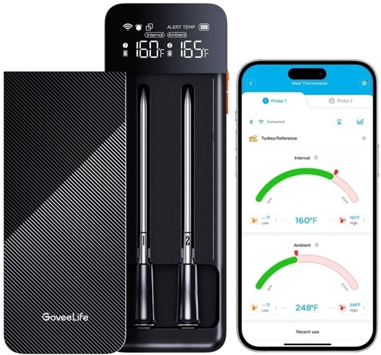 Изображение GOVEE B5192 SMART WIRELESS MEAT THERMOMETER (2-PROBE)