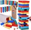 Picture of Gra JENGA - chwiejca si wiea Kolorowe klocki z drewna GR0627 EDUKAMP