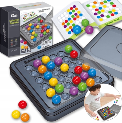 Изображение Gra logiczna sudoku kolorowe kulki