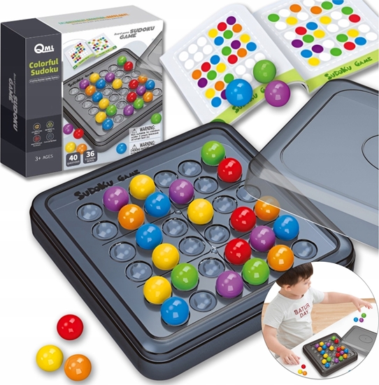 Изображение Gra logiczna sudoku kolorowe kulki