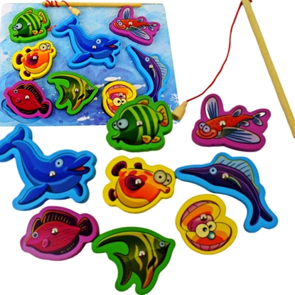 Picture of Gra lowienie rybek drewniana AG-211