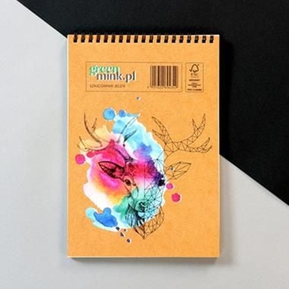 Picture of Greenmink Szkicownik 17x25cm 96k biay