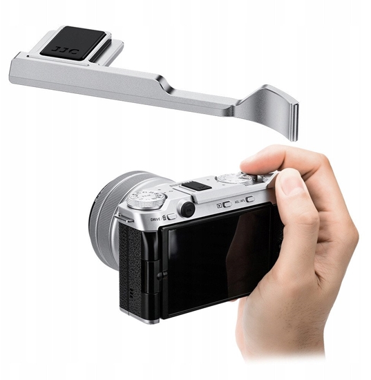 Picture of Grip Holder Stabilizator Uchwyt Na Kciuk Palec Do Fuji Fujifilm X-m5 / Xm5 / Ta-xm5 Srebrny