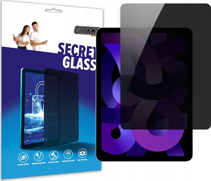 Изображение GrizzGlass Szko prywatyzujce GrizzGlass SecretGlass do Apple iPad Air 10,5 cali (3. generacji)