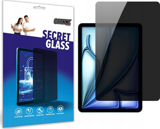 Изображение GrizzGlass Szko prywatyzujce SecretGlass do Apple iPad Air 11" 2024 (6. generacji)