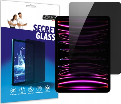 Изображение GrizzGlass Szko prywatyzujce SecretGlass do Apple iPad Pro 11 (4. generacji)