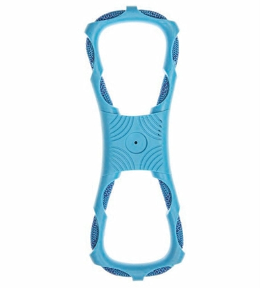 Picture of Gryzak, dla psa, TPR/sznurek, niebieski, 28,8x10,2x2,6 cm