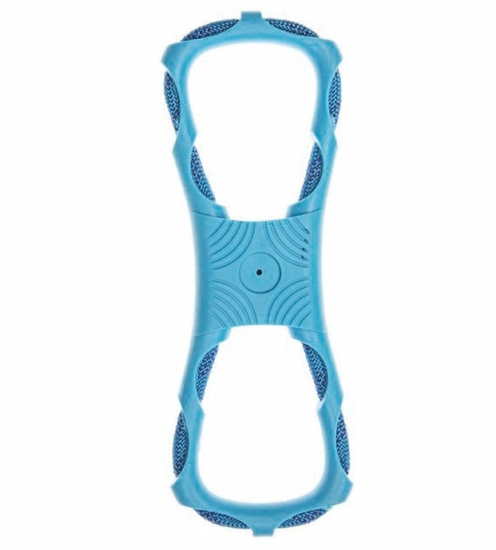 Picture of Gryzak, dla psa, TPR/sznurek, niebieski, 28,8x10,2x2,6 cm