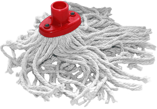 Picture of Grīdas mazgājamais mops kokvilnas balts 240g (50)