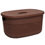Picture of Grozs ar vāku Deny 23x17x12cm, brūns