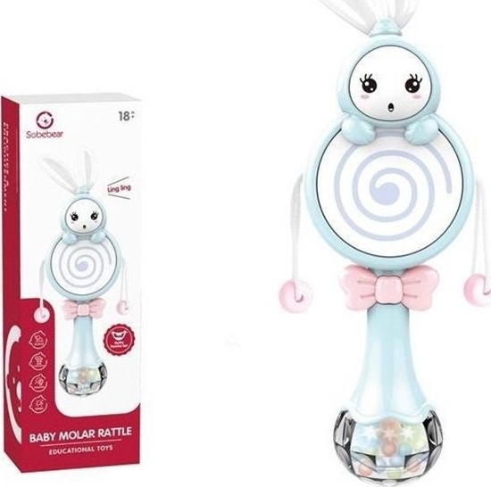 Picture of Grzechotka gryzak na baterie z bbenkiem